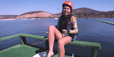 Инна Олейникова. Вейкборд в Крыму